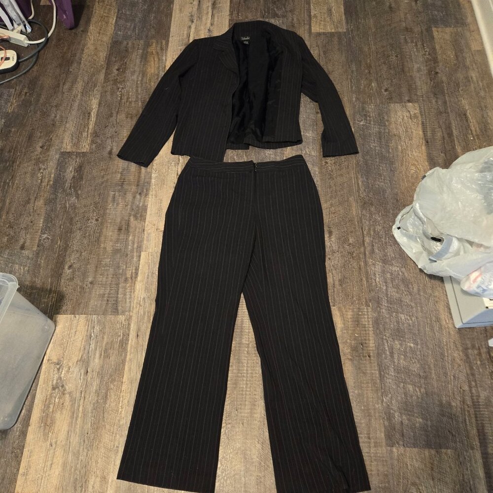 Pinstripe Two Piece Suit